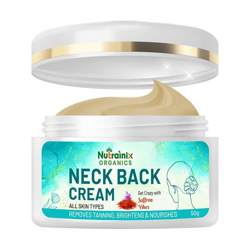 Nutrainix Organics Neck Back Cream Removes Fine Lines And Tanning- Smoothens- Brightens Skin
