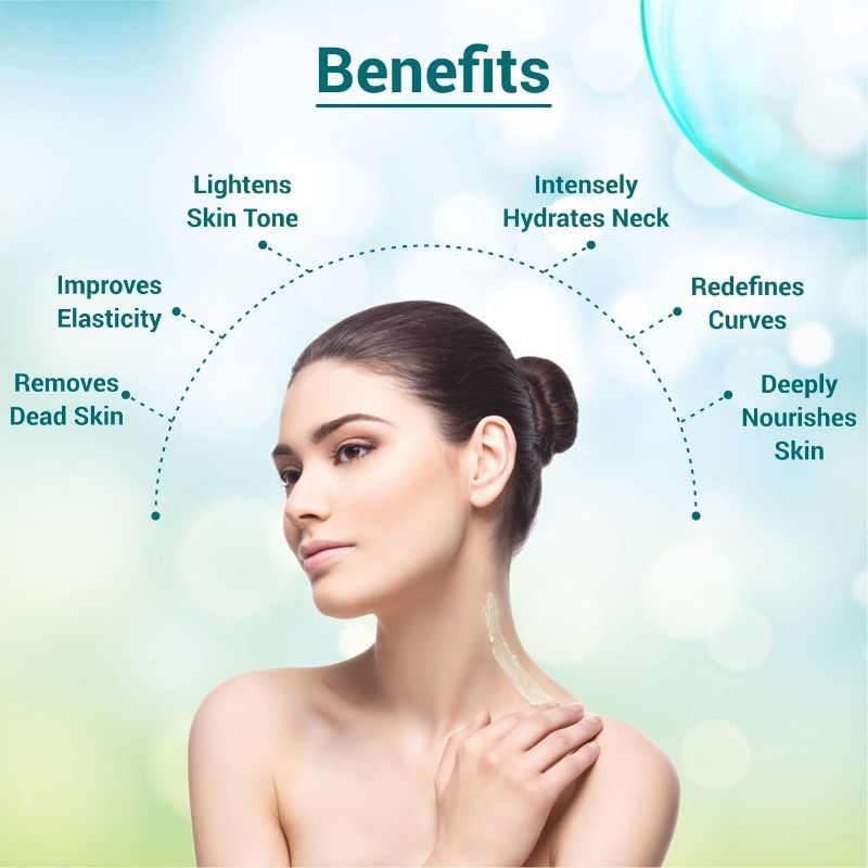 Nutrainix Organics Neck Back Cream Removes Fine Lines And Tanning- Smoothens- Brightens Skin