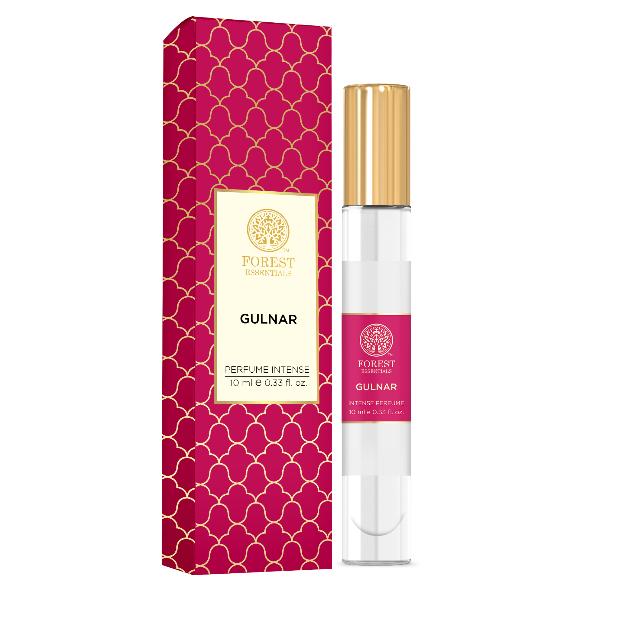 Forest Essentials Intense Perfume Rose & Carnation - Long Lasting Luxury Perfume For Her