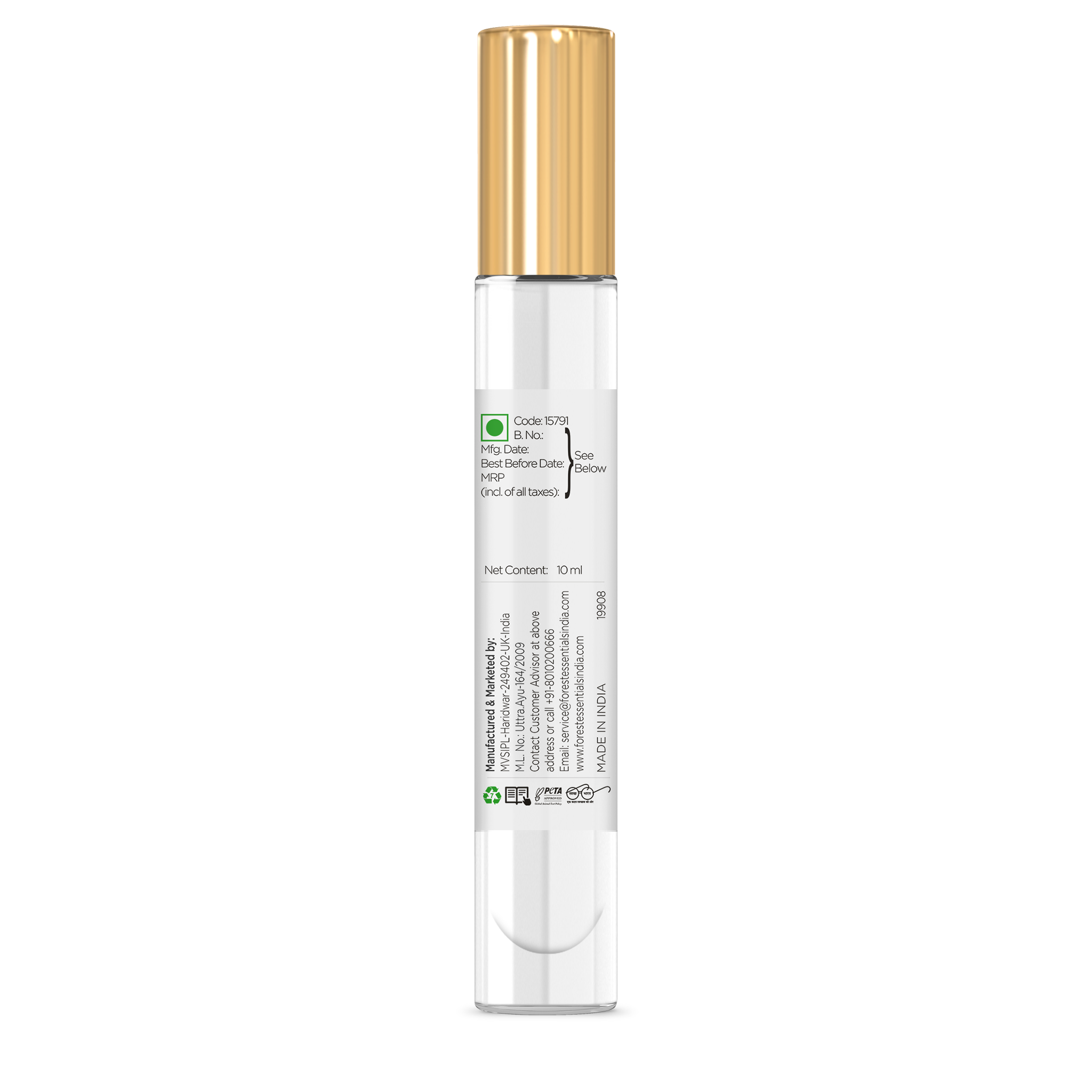 Forest Essentials Intense Perfume Nargis - Long Lasting Luxury Perfume For Her