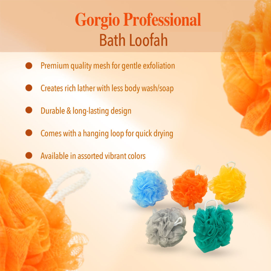 Gorgio Professional Bath Loofah GBL0002 (Colour May Vary)