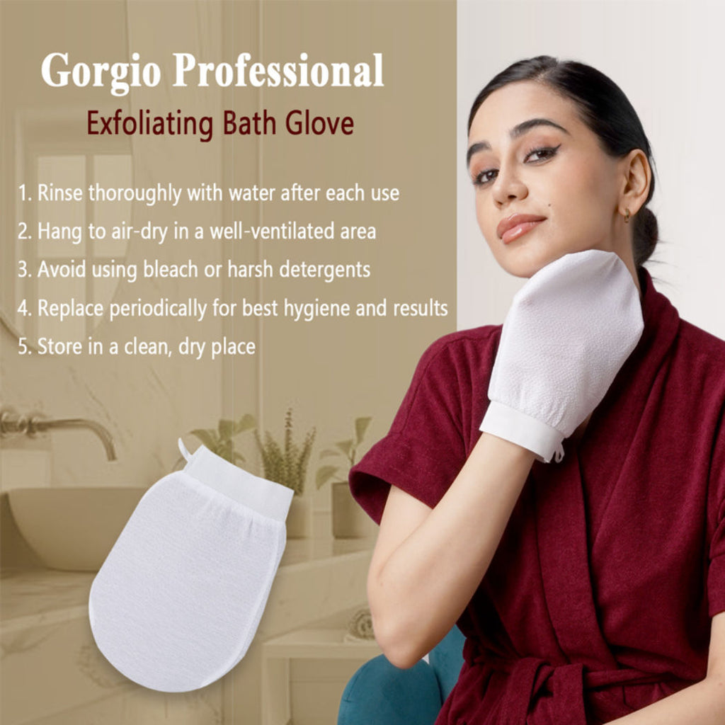 Gorgio Professional Body and Bath Hand gloves GBS001 (colour/shape may vary)