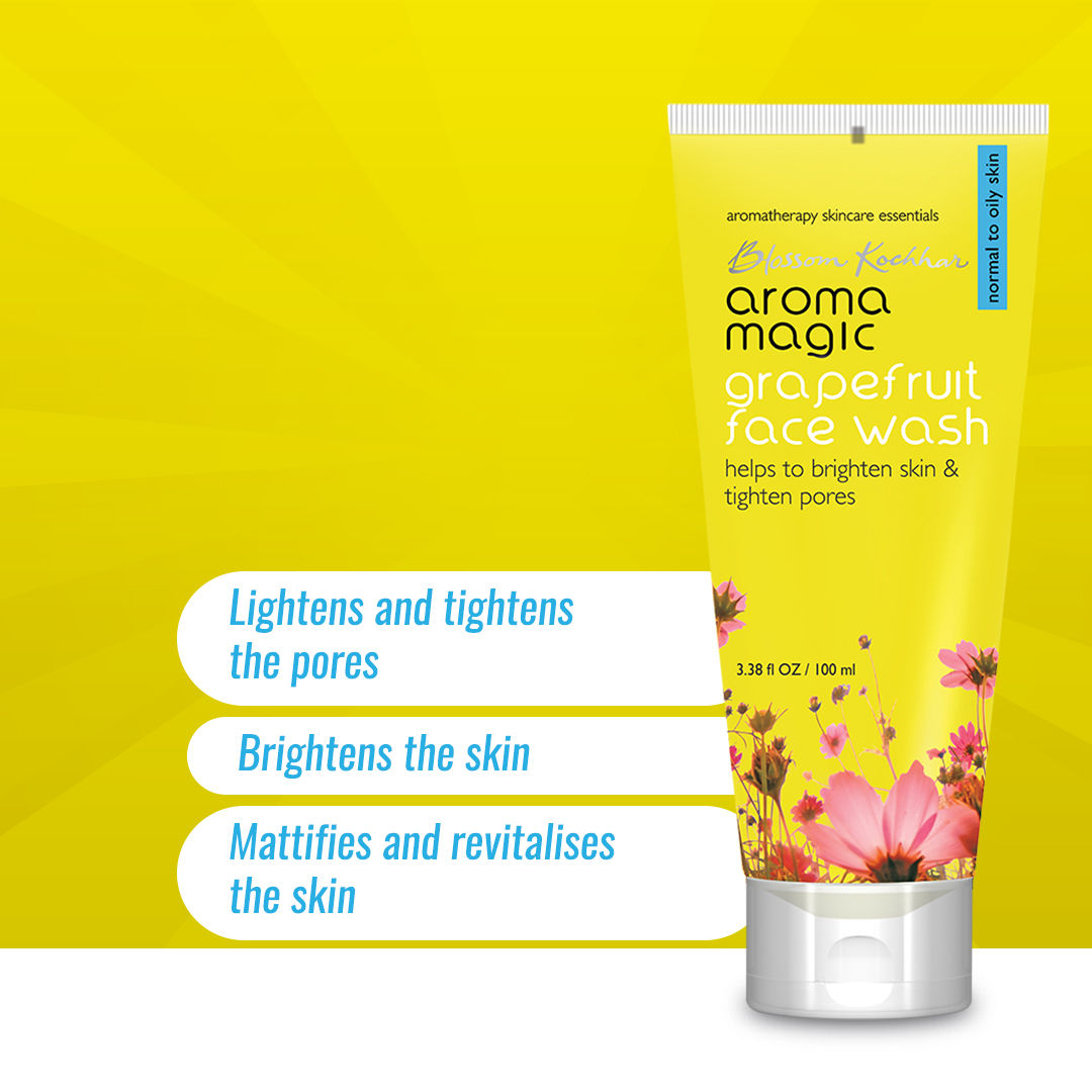 Aroma Magic Grapefruit Face Wash Skin Brightening & Pore Tightening (All Skin Types)