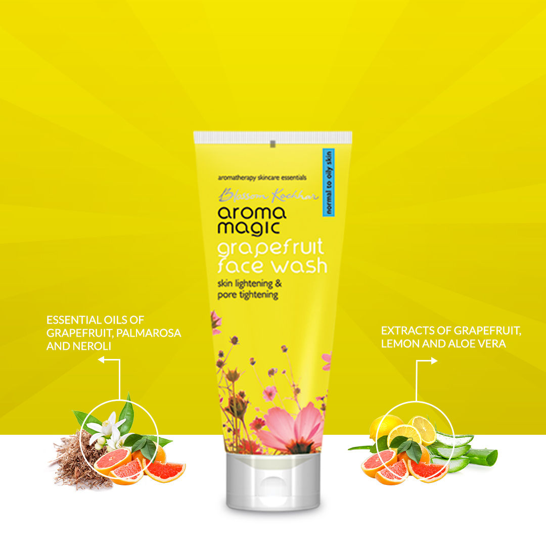 Aroma Magic Grapefruit Face Wash Skin Brightening & Pore Tightening (All Skin Types)