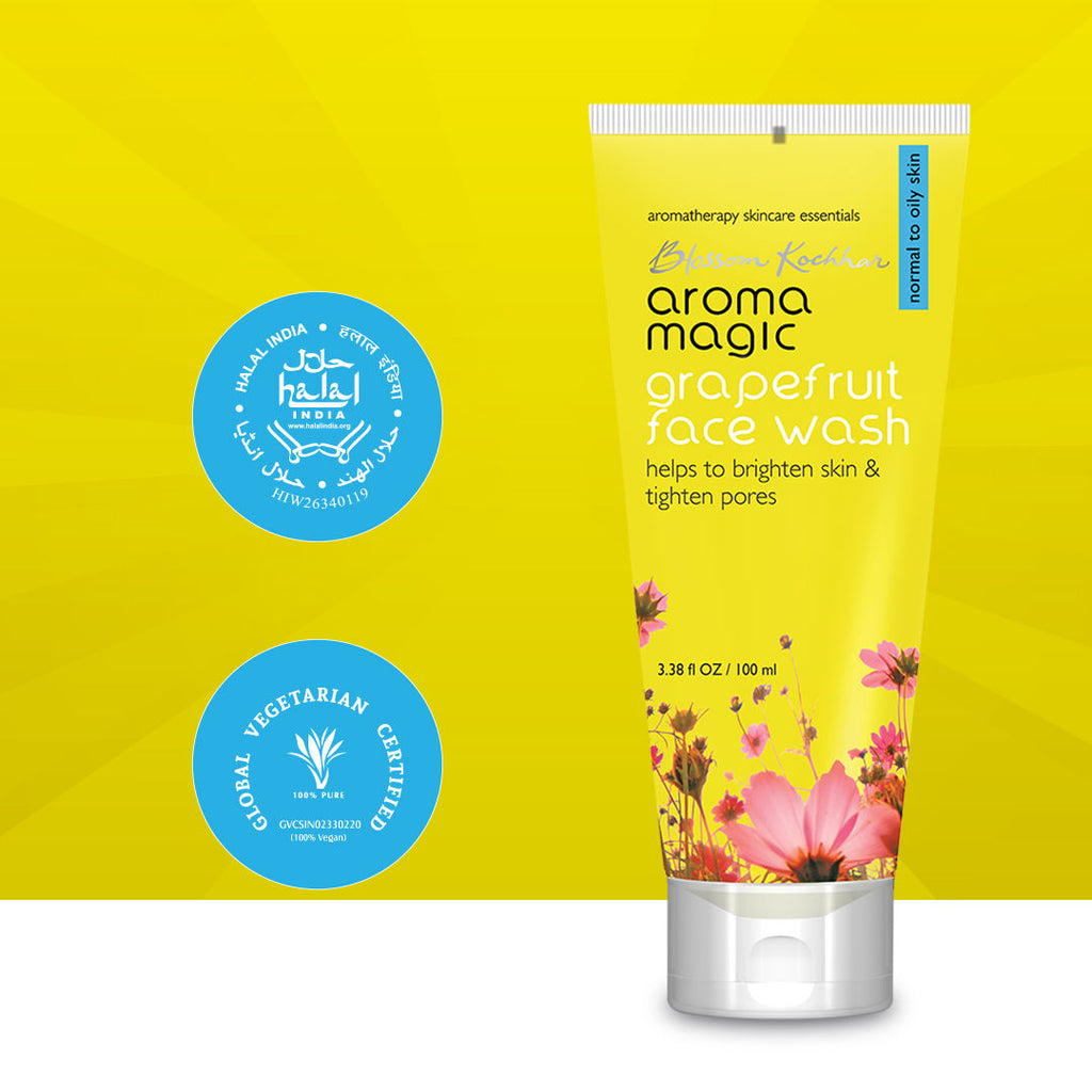 Aroma Magic Grapefruit Face Wash Skin Brightening & Pore Tightening (All Skin Types)