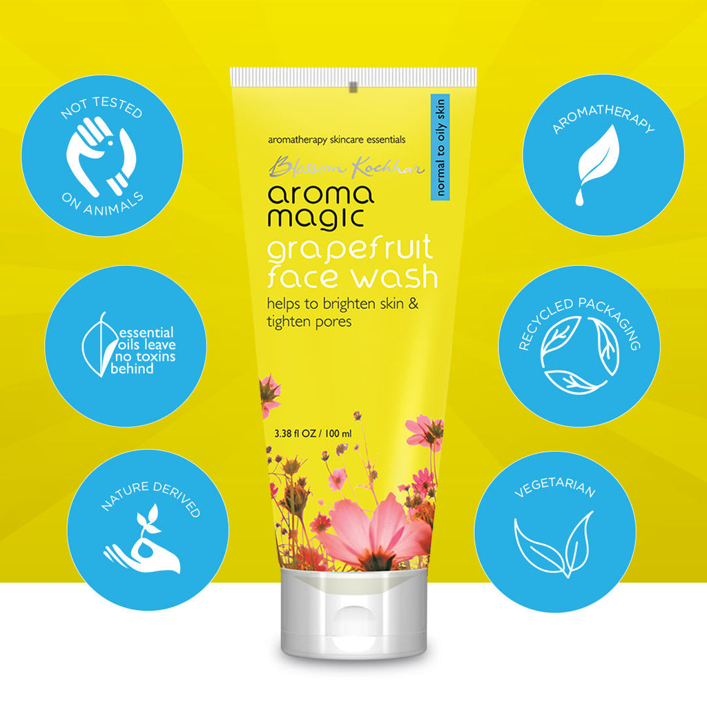 Aroma Magic Grapefruit Face Wash Skin Brightening & Pore Tightening (All Skin Types)