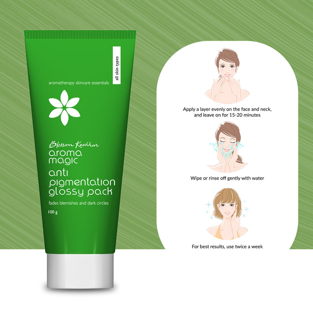 Aroma Magic Anti Pigmentation Glossy Pack Fades Blemishes & Dark Circles