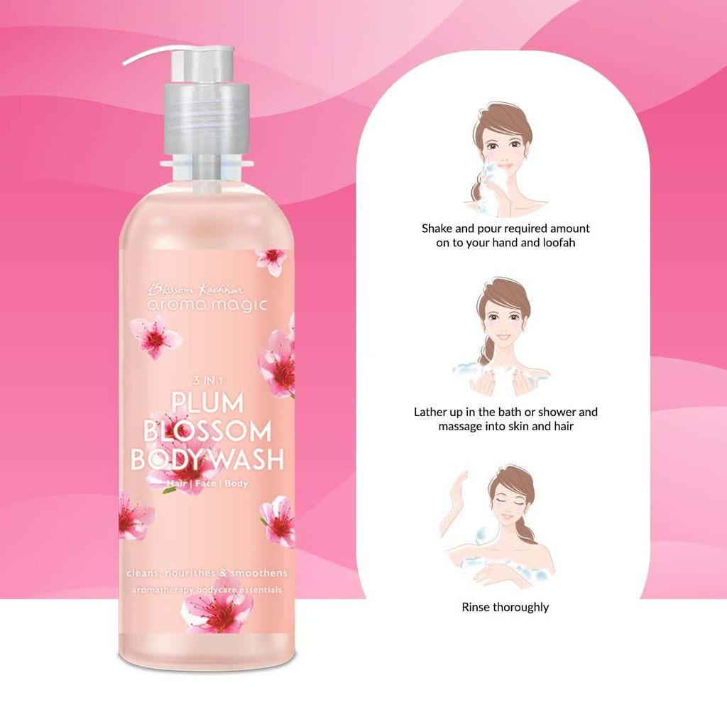 Aroma Magic 3 In 1 Plum Blossom Bodywash