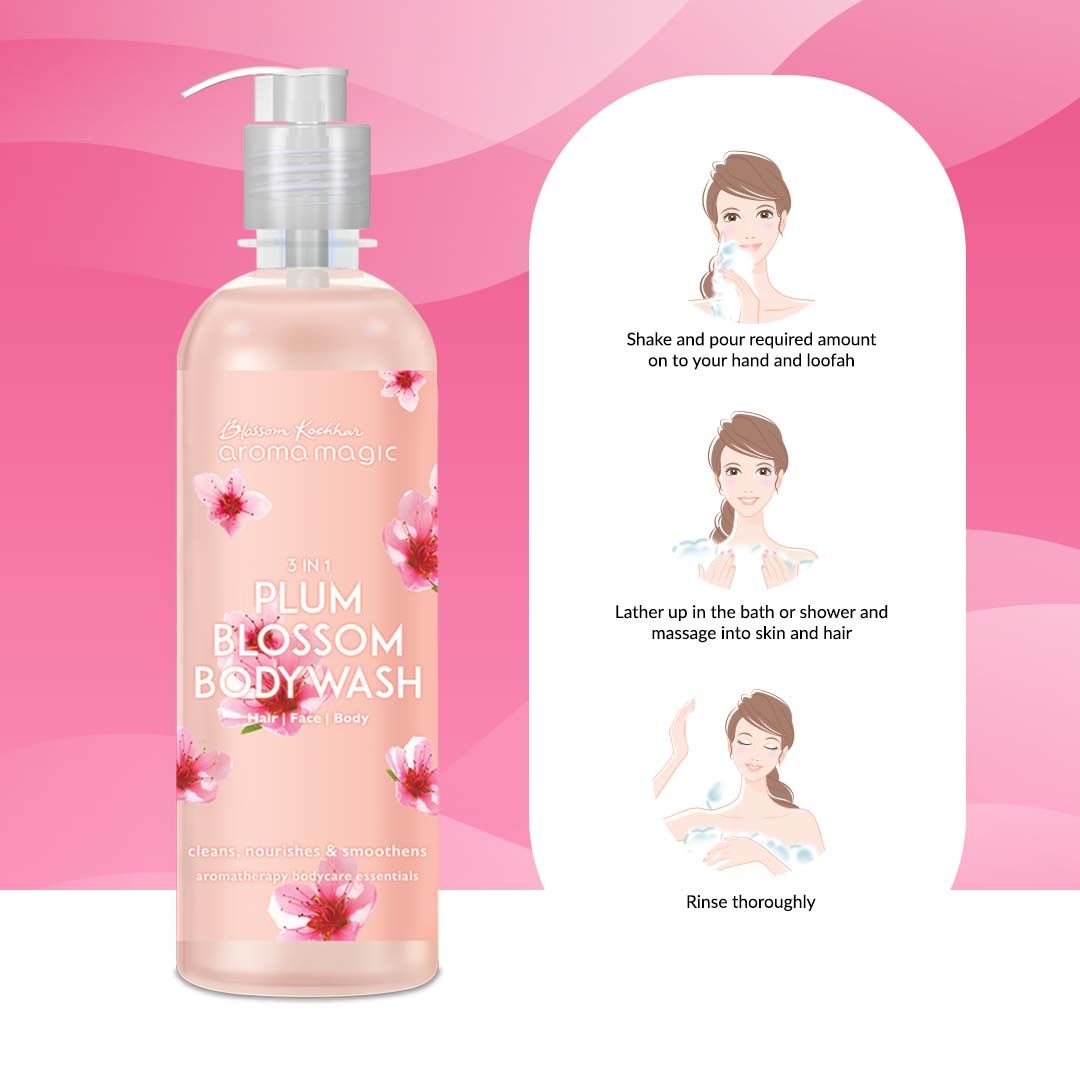 Aroma Magic 3 In 1 Plum Blossom Bodywash