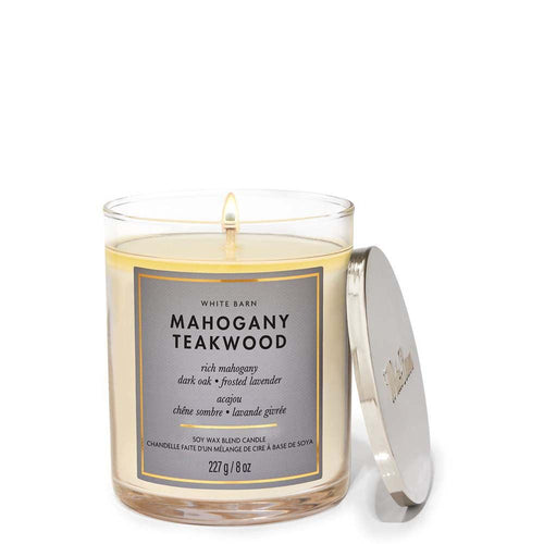 Bath & Body Works Mahogany Teakwood Single Wick Candle