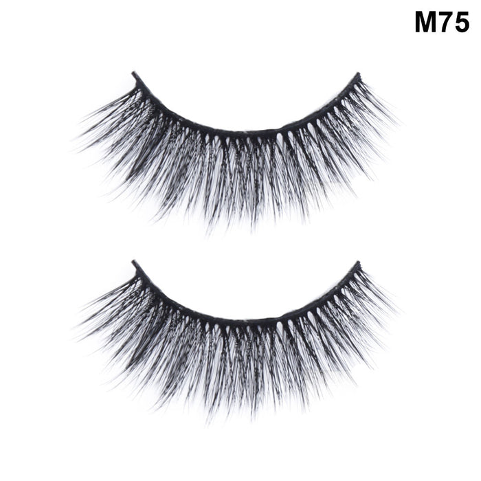 Bronson Professional Dramatic, Party Style Long and Natural False Eyelashes - M75