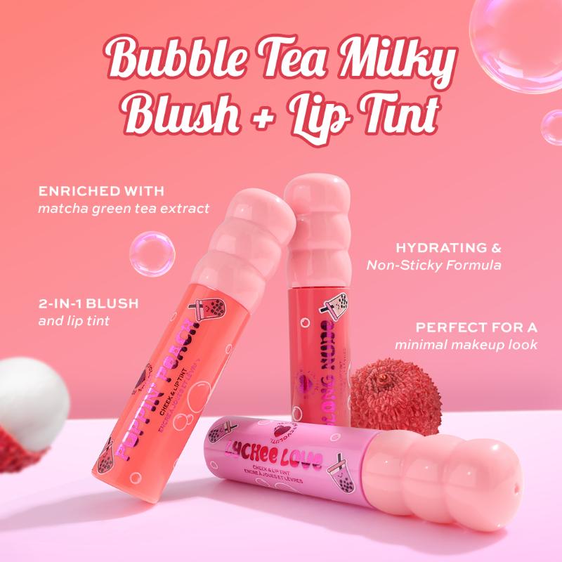Makeup Revolution Bubble Tea Milky Blush + Lip Tint