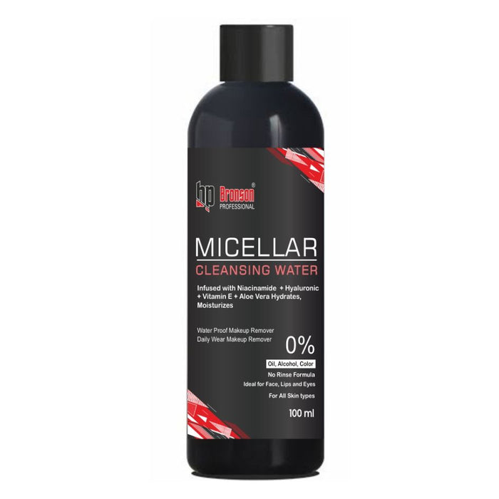 Bronson Professional Micellar Cleansing Water infused with Niacinamide & Hyaluronic Acid Makeup Cleanser
