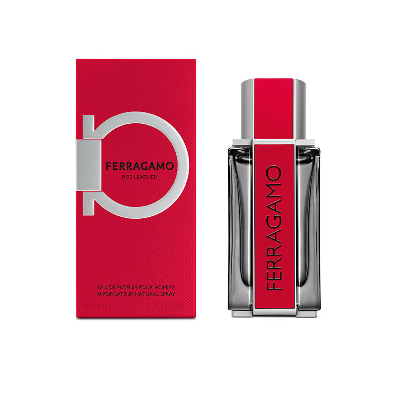 Salvatore Ferragamo Red Leather Eau De Parfum For Him
