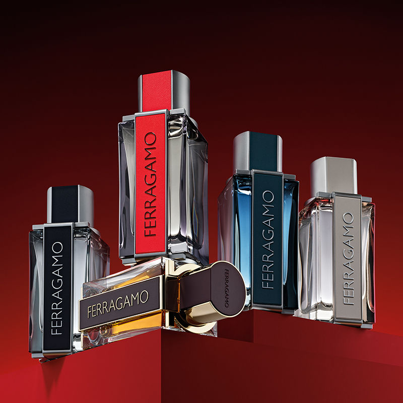 Salvatore Ferragamo Red Leather Eau De Parfum For Him