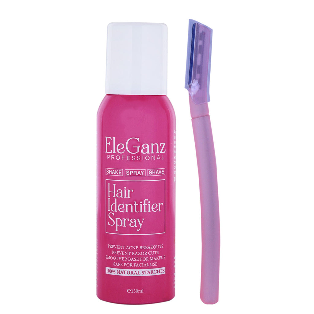 Eleganz Professional Hair Identifier Spray For Face Hair Removal & Razor Coz - 100% Natural Starches