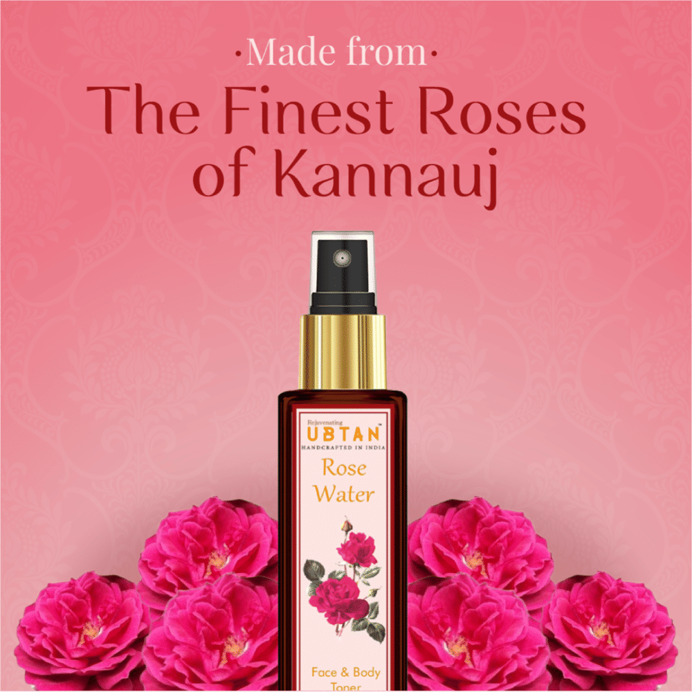 Rejuvenating UBTAN Rose Water Face & Body Toner