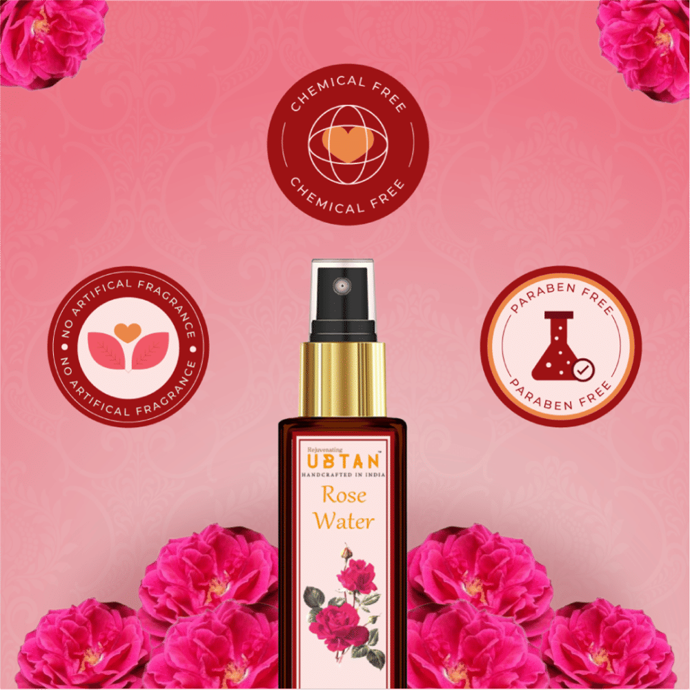 Rejuvenating UBTAN Rose Water Face & Body Toner