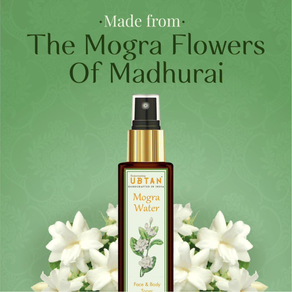 Rejuvenating UBTAN Mogra Water Face & Body Toner