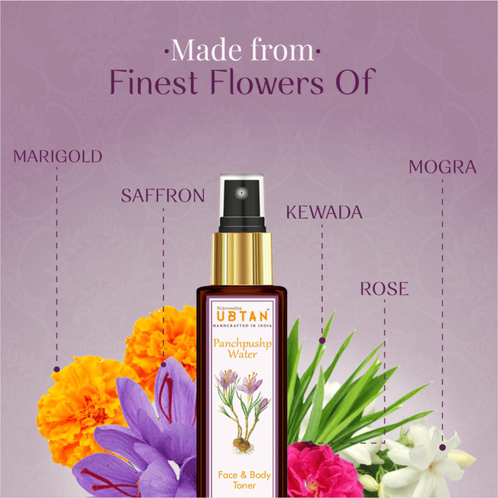 Rejuvenating UBTAN Panchpushp Face & Body Toner