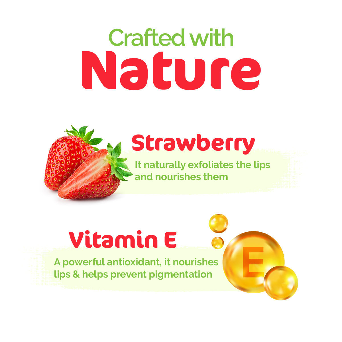 Mamaearth Nourishing Tinted Lip Balm with Vitamin E and Strawberry for 12 Hour Moisturization