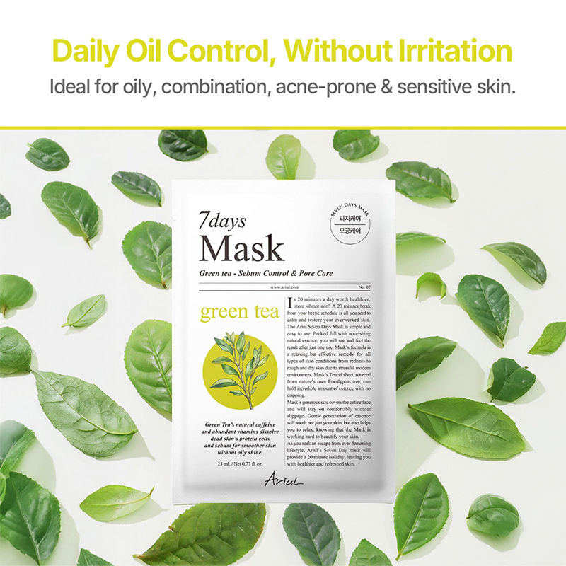Ariul 7days Mask - Green Tea + S