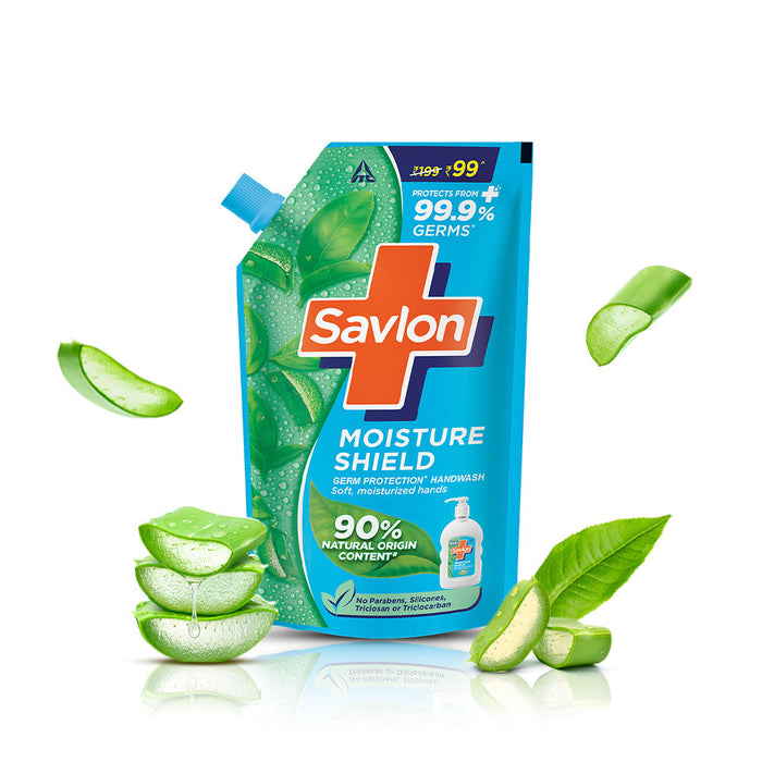 Savlon Moisture Shield Liquid Handwash Refill Pack For Soft hands