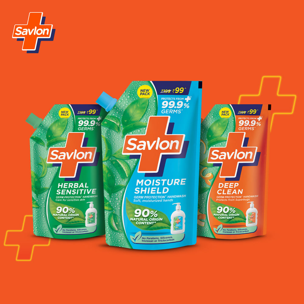 Savlon Moisture Shield Liquid Handwash Refill Pack For Soft hands