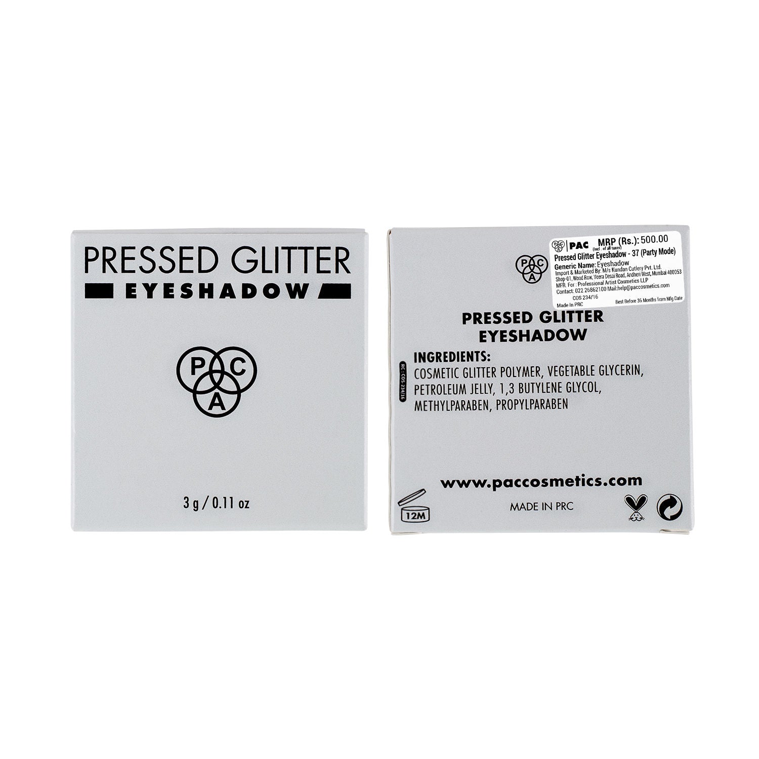 PAC Pressed Glitter Eyeshadow