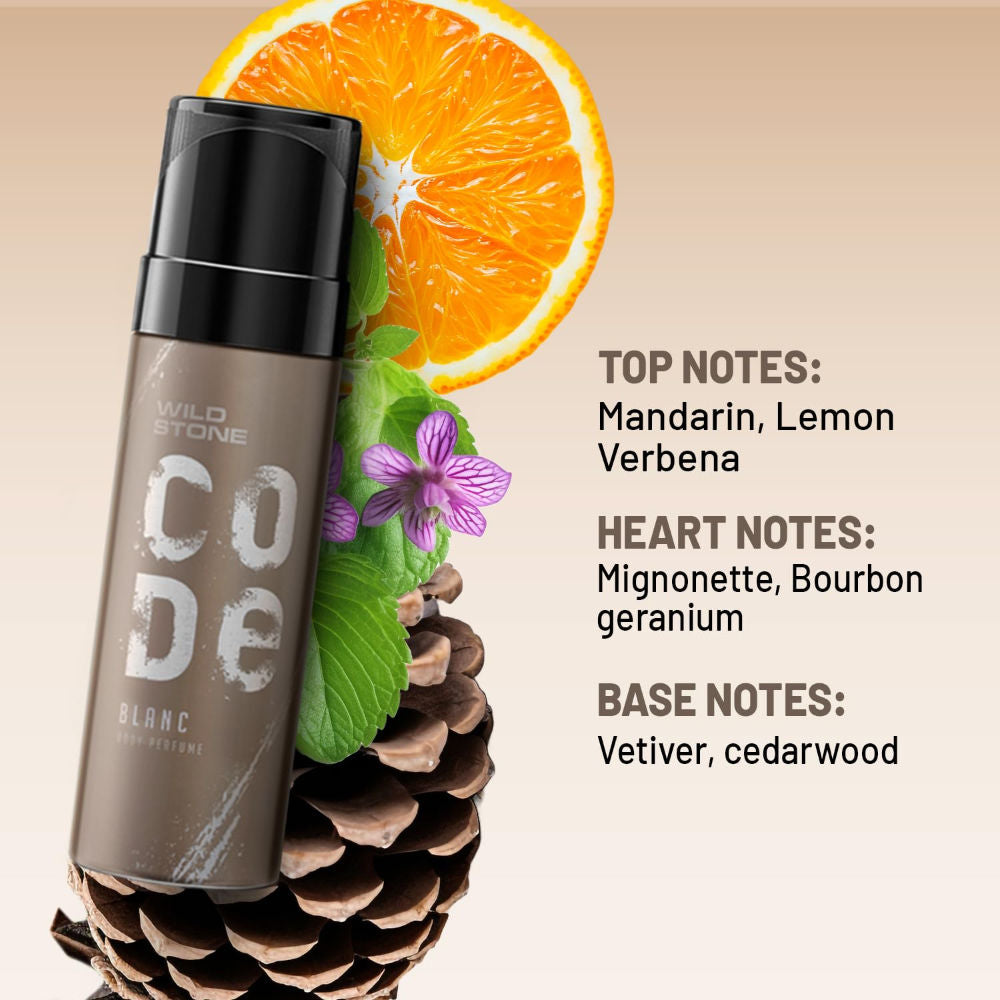 Wild Stone Code Blanc Body Perfume For Men