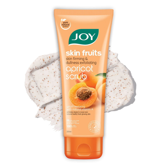 Joy Apricot & Walnut Face & Body Scrub For Blackheads & Tan Removal