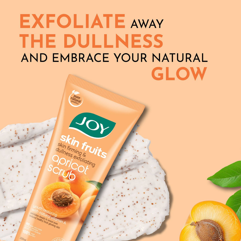 Joy Apricot & Walnut Face & Body Scrub For Blackheads & Tan Removal