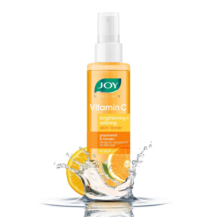 Joy Vitamin C Face Toner For Skin Brightening - pH Balanced, Alcohol Free & For All Skin Types