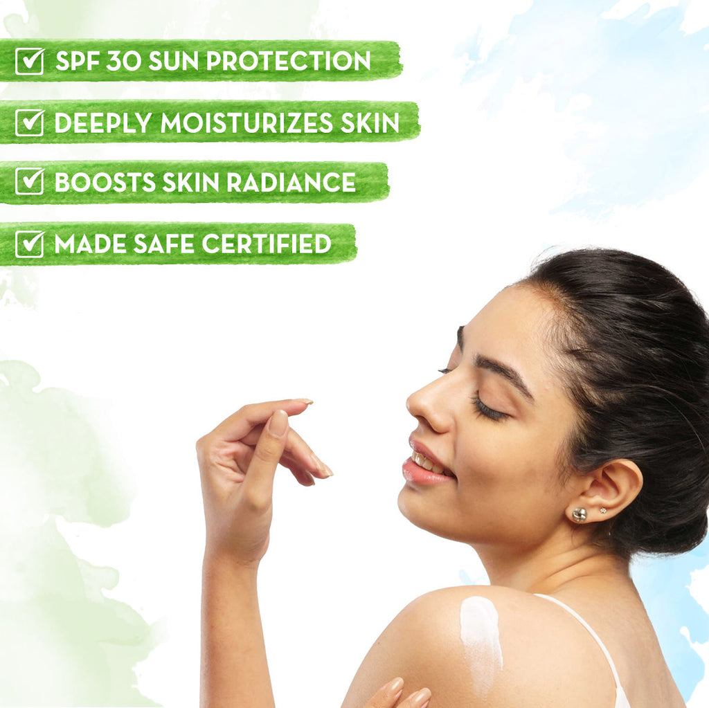 Mamaearth Vitamin C Sunscreen Body Lotion SPF 30 With Vitamin C & Honey For Radiant Skin