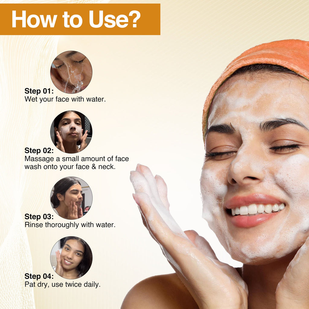 Nourish Mantra Ratrani Moroccan Lava Face Wash with Activated Charcoal for Deep Pore Cleansing