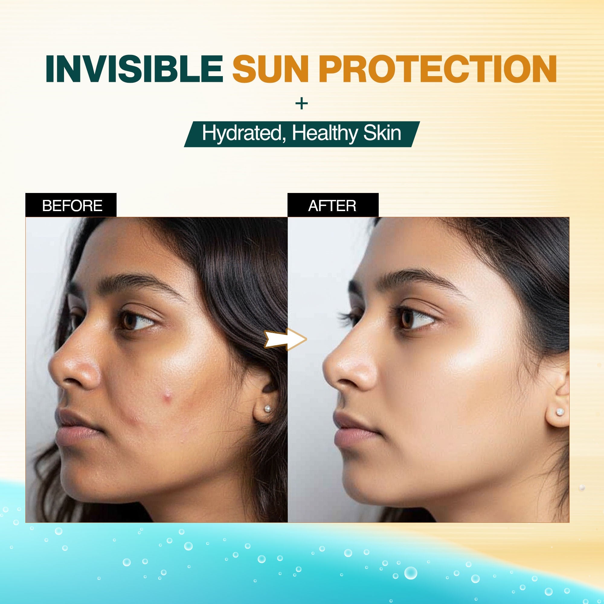Nourish Mantra Ray Rescue Invisible Sunscreen with SPF 50 & Aquaxyl for UV Protection