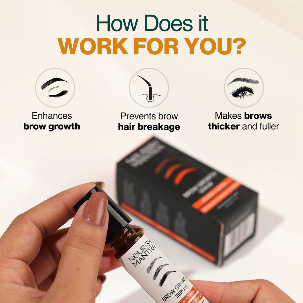Nourish Mantra’s Brow Growth Serum for Thicker and Fuller Brows