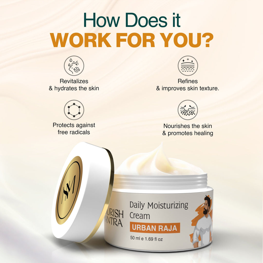 Nourish Mantra Urban Raja Daily Moisturizing Cream for Smooth & Nourished Skin