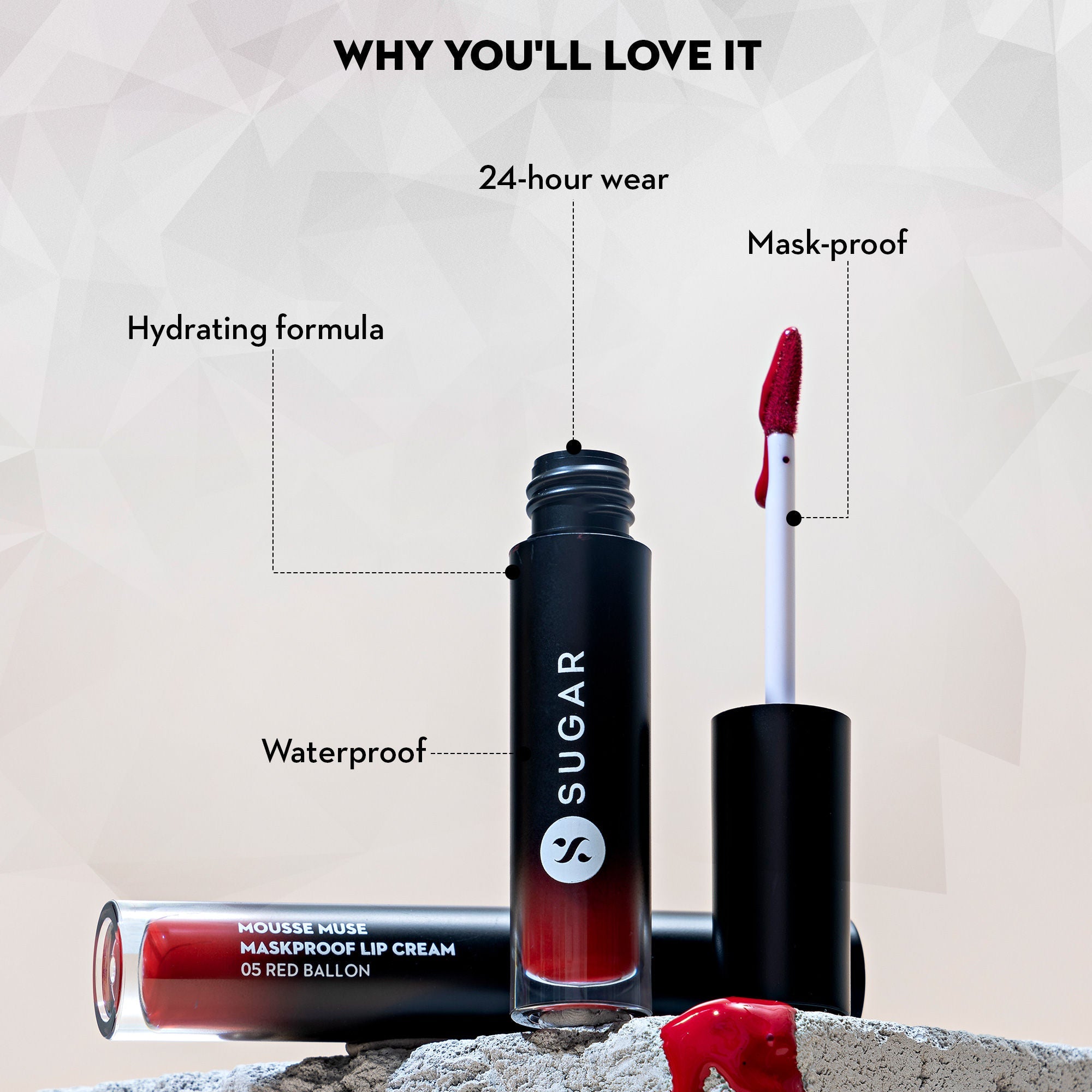 SUGAR Mousse Muse Maskproof Lip Cream