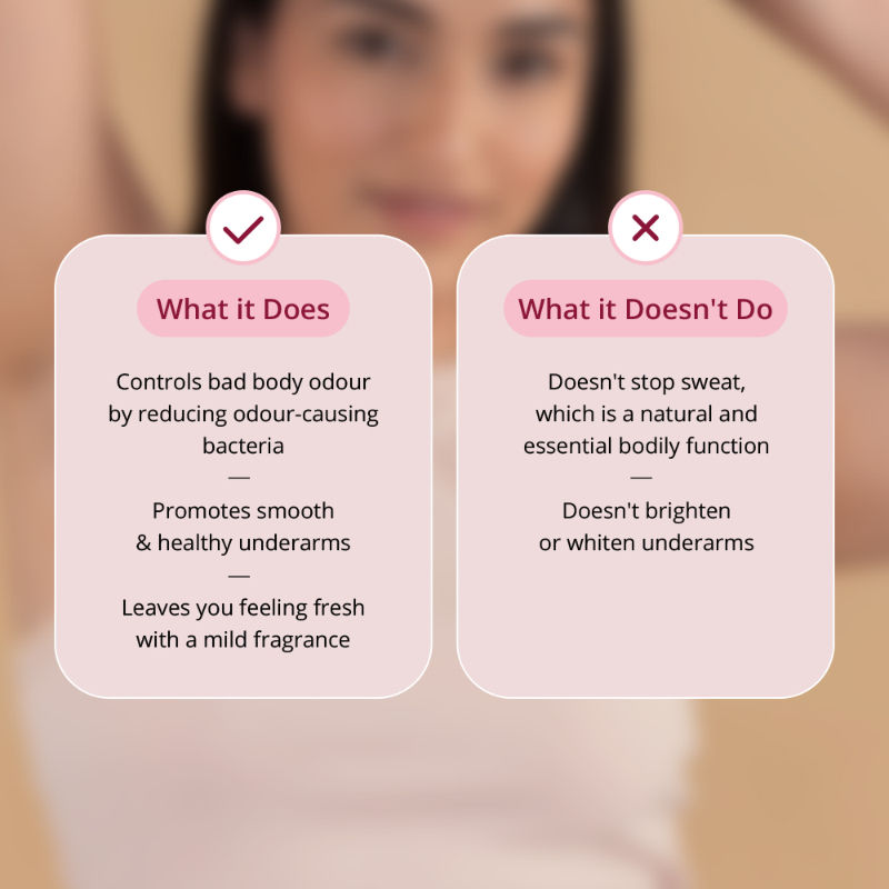 Carmesi Natural Underarms Roll On Deodorant For Women - Floral Sunset, No Alcohol Or Aluminium