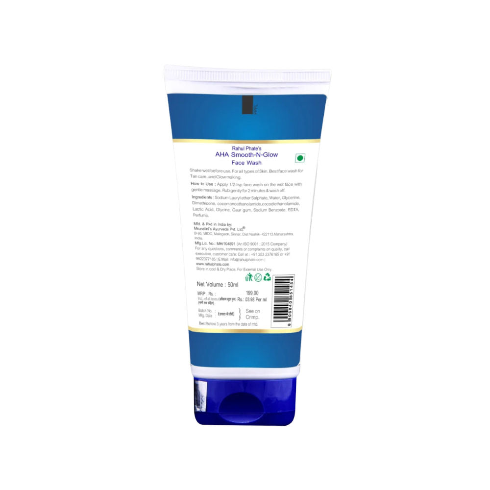 Rahul Phate's AHA Smooth-N-Glow Face Wash