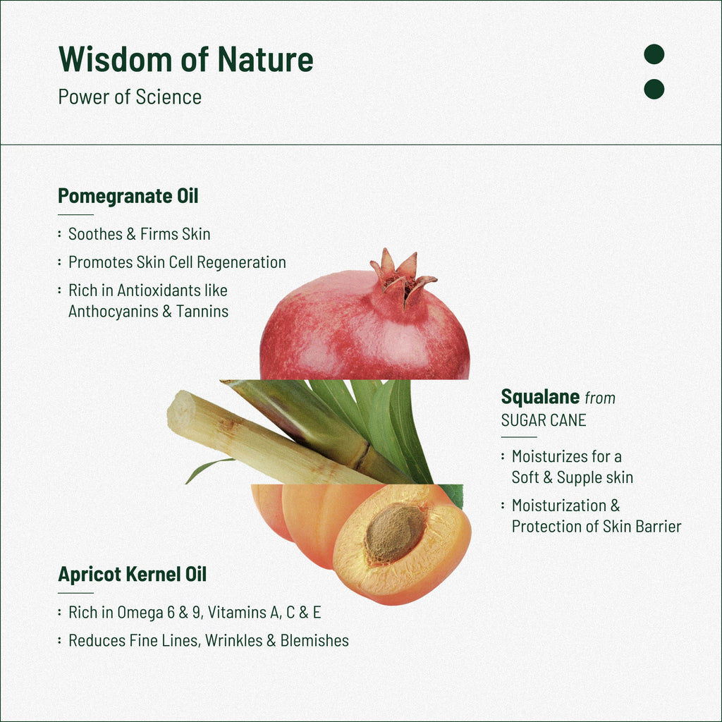 Biocule Renew Anti Aging Face Oil With Squalane, Apricot & Pomegranate Oils