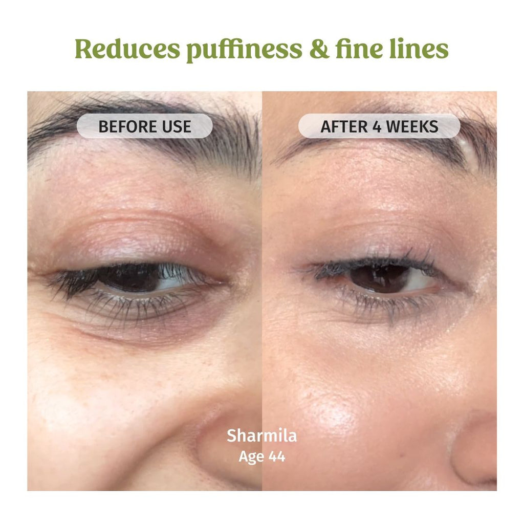 Vilvah Under Eye Cream For Puffiness & Dark Circles Control With Bamboo & Goji Berry