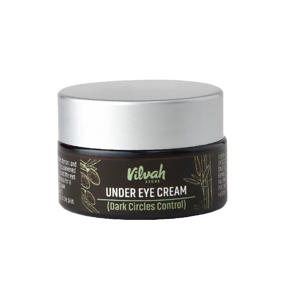 Vilvah Under Eye Cream For Puffiness & Dark Circles Control With Bamboo & Goji Berry