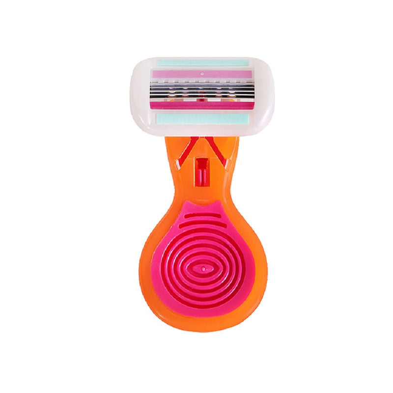 Feel Good Club Mini Body Razor With 5 Precision Blades & Travel Case For Painless Body Hair Removal