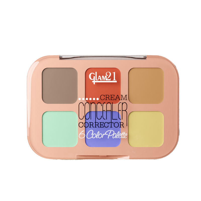 GLAM21 6 Shades Coverage Concealer Palette