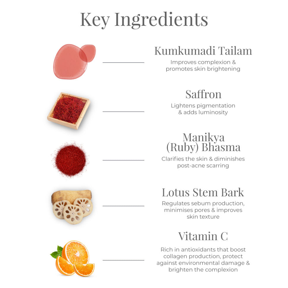 Forest Essentials Kumkumadi Night Cream - Night Face Cream with Vitamin C, Kumkumadi Tailam