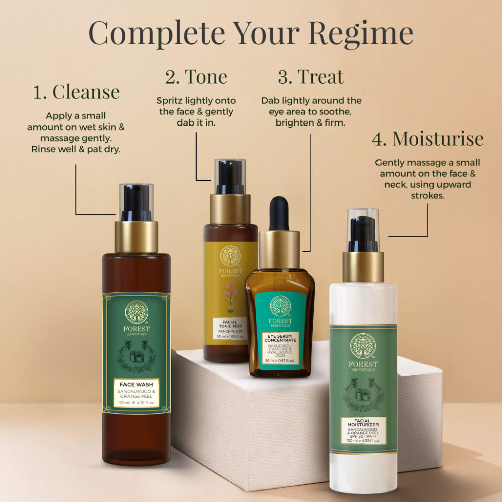 Forest Essentials Hydrating Facial Moisturiser with SPF 25 - Sandalwood & Orange Peel, Day Cream