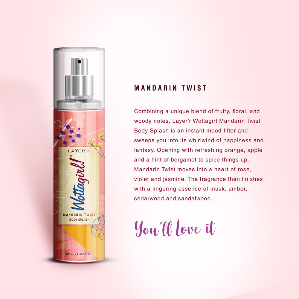 Layer'r Wottagirl! Mandarin Twist Body Splash For Her