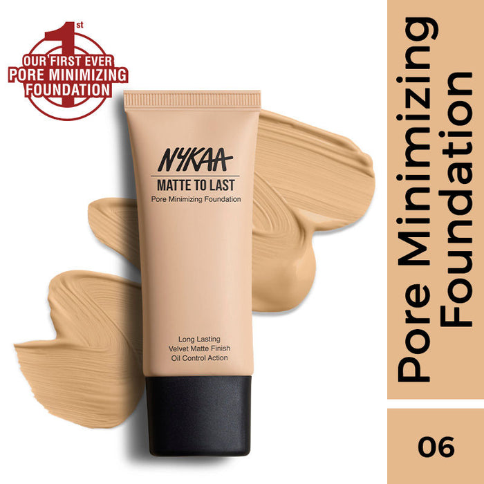 Nykaa Cosmetics Matte To Last Pore Minimizing Foundation